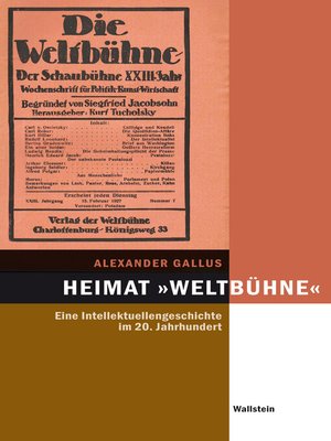 cover image of Heimat "Weltbühne"